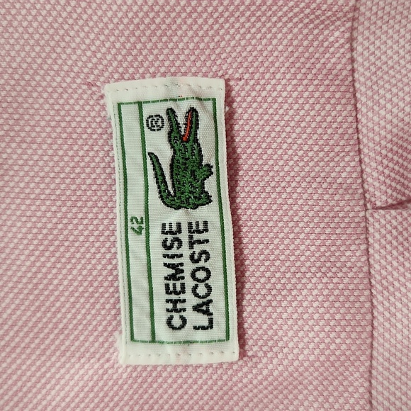 Lacoste chemise shirt 42 (B1) - Picture 3 of 4
